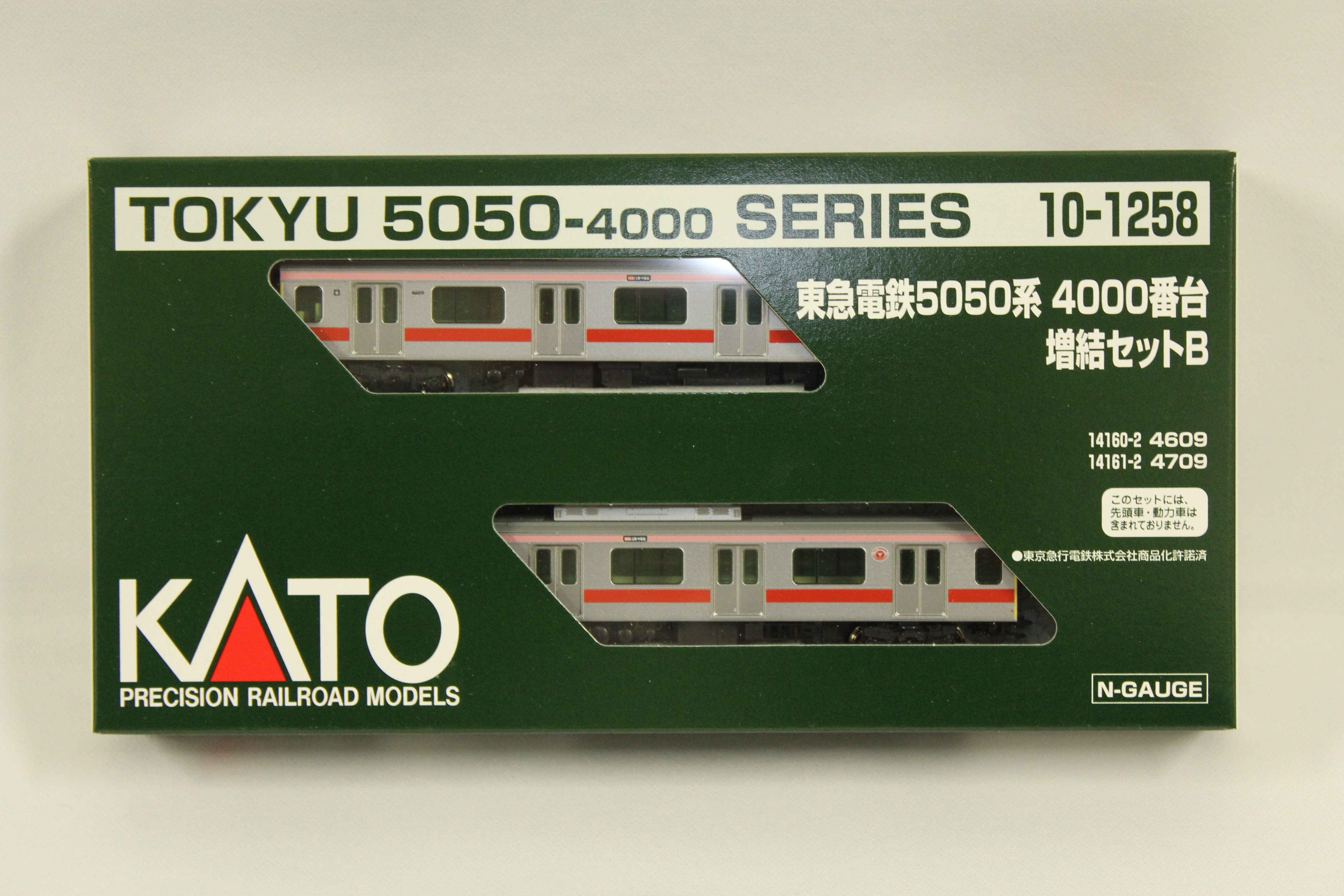 KATO鉄道模型オンラインショッピング 東急電鉄 5050系4000番台 増結セットB（2両）: 現在販売中の商品 - kato