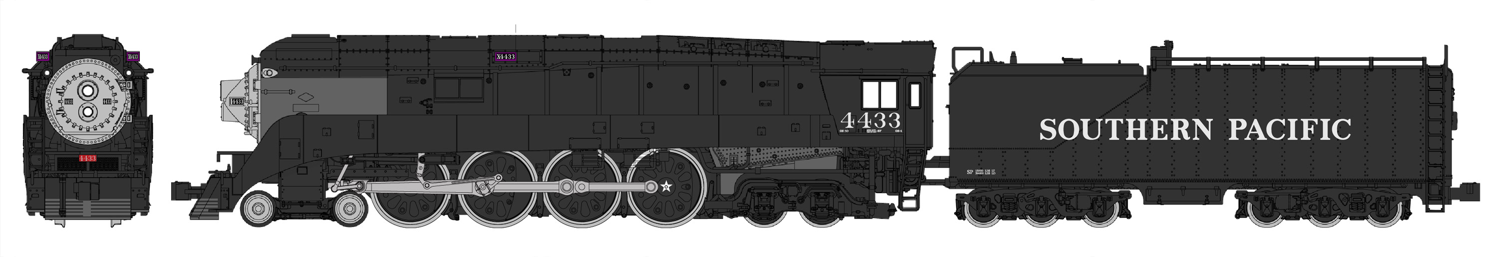 (N)GS-4  SP Postwar Black 4433