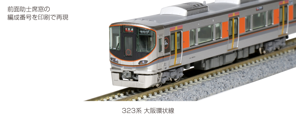 KATO鉄道模型オンラインショッピング 323系大阪環状線 基本セット（4両