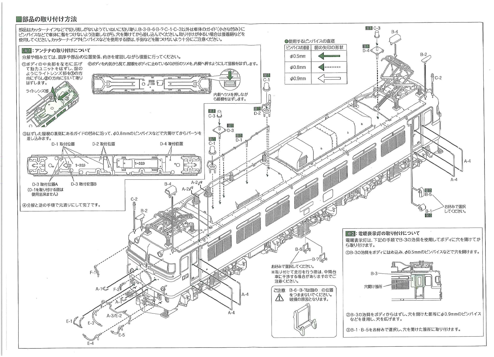 KATO鉄道模型オンラインショッピング （HO）EF81 グレードアップパーツセット: 現在販売中の商品 - kato