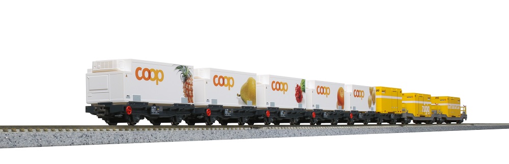 KATO鉄道模型オンラインショッピング レーティッシュ鉄道 コンテナ貨物 