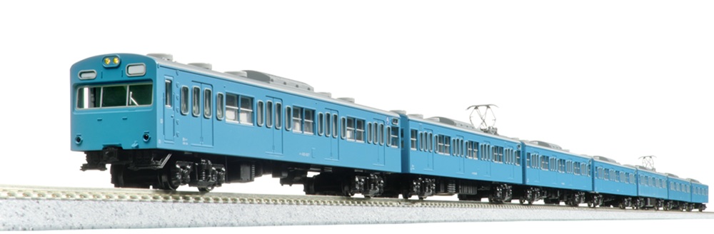 KATO鉄道模型オンラインショッピング 103系＜スカイブルー＞ 4両セット