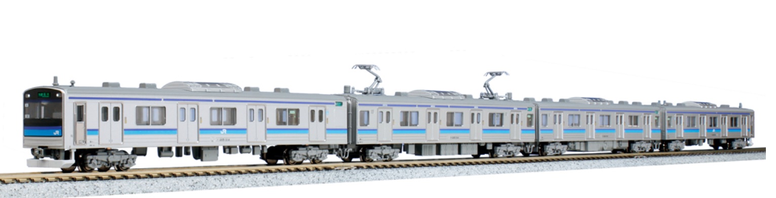 KATO鉄道模型オンラインショッピング 205系3100番台 仙石線色 シングルアームパンタグラフ 4両セット: 現在販売中の商品 - kato