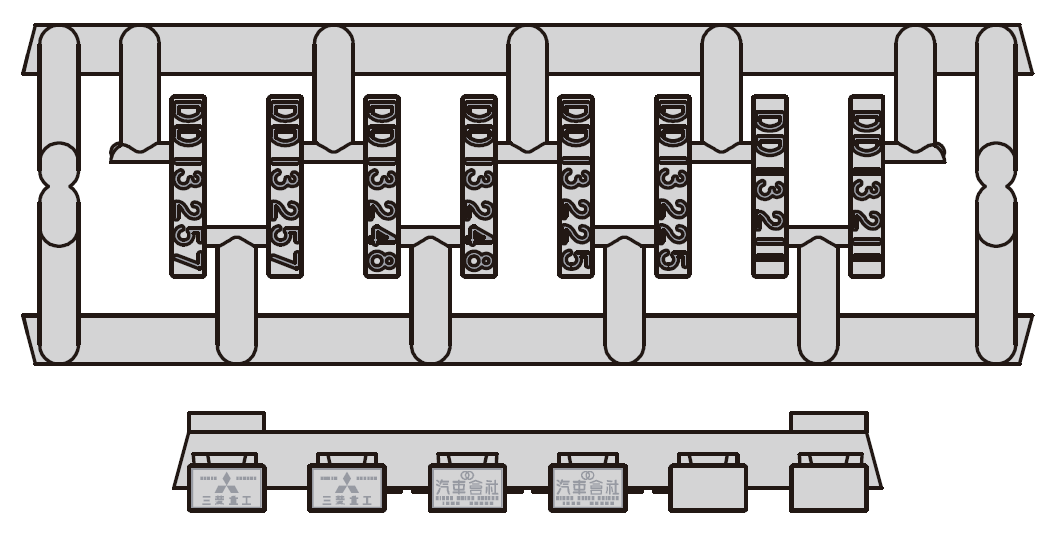 KATO鉄道模型オンラインショッピング DD13後期形 ナンバープレート