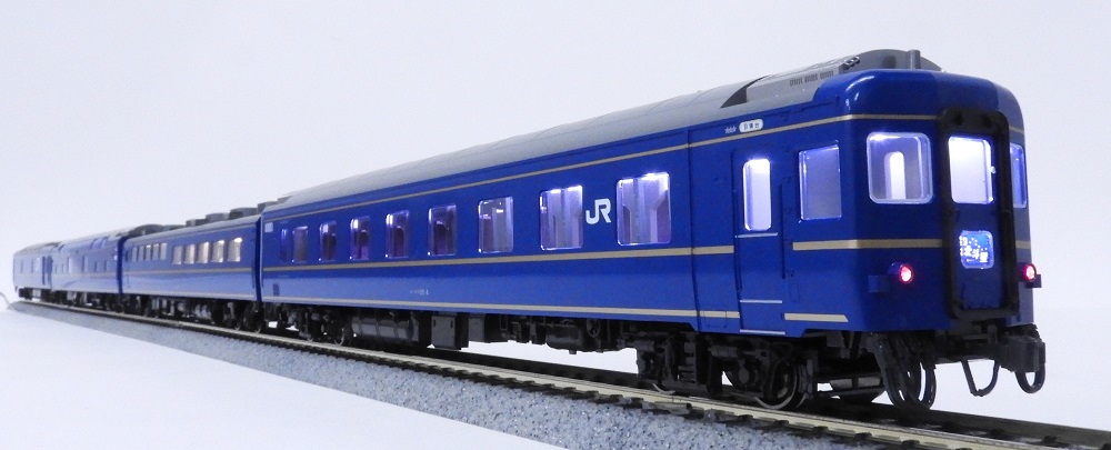 Nゲージ　EF81 24系25系「北斗星」基本セット　鉄道模型　室内灯標準装備