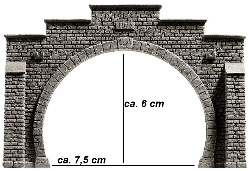 トンネルポータル（複線用）