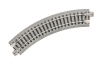 ユニトラックコンパクト曲線線路　R150-45°（4本入）