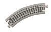 ユニトラックコンパクト曲線線路　R117-45°（4本入）