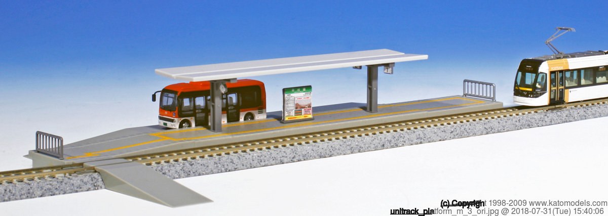 Nゲージ  高級品市場 23-212 複線プレート地上駅アクセサリー  カトー KATO 鉄道模型