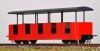 宮殿庭園鉄道 　オープン客車（赤）