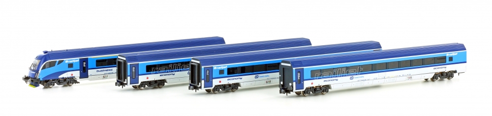 (N)チェコ鉄道　レールジェット　4両基本セット